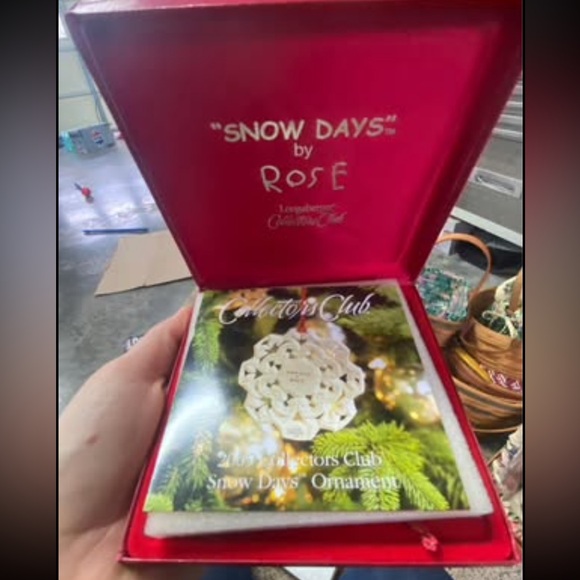 Longaberger Snow Days by Rose - Picture 1 of 3